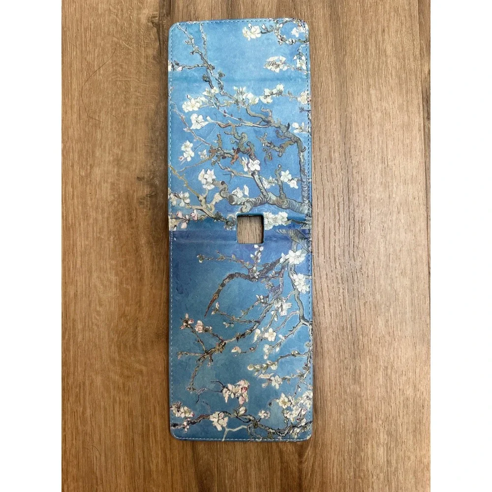 Van Gogh Almond Blossoms E-Reader Case Blue Floral Art‎ Folio Stand Cover